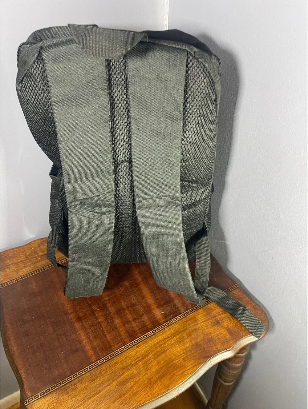 Black Backpack with Colorful Pokémon Print
